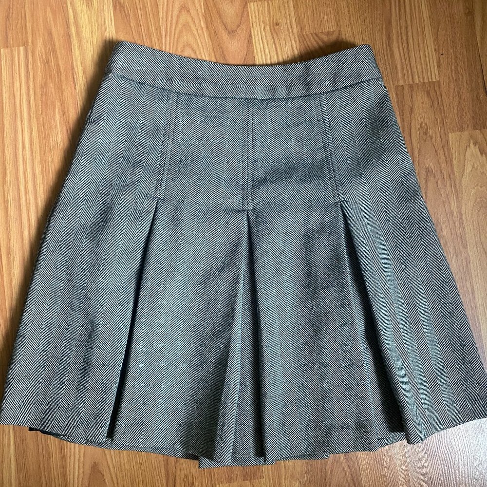 Women's Banana Republic Pleated Wool Skirt